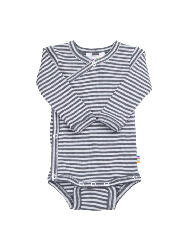 Joha Wickelbody langarm Merinowolle/Seide in dark grey günstig kaufen
