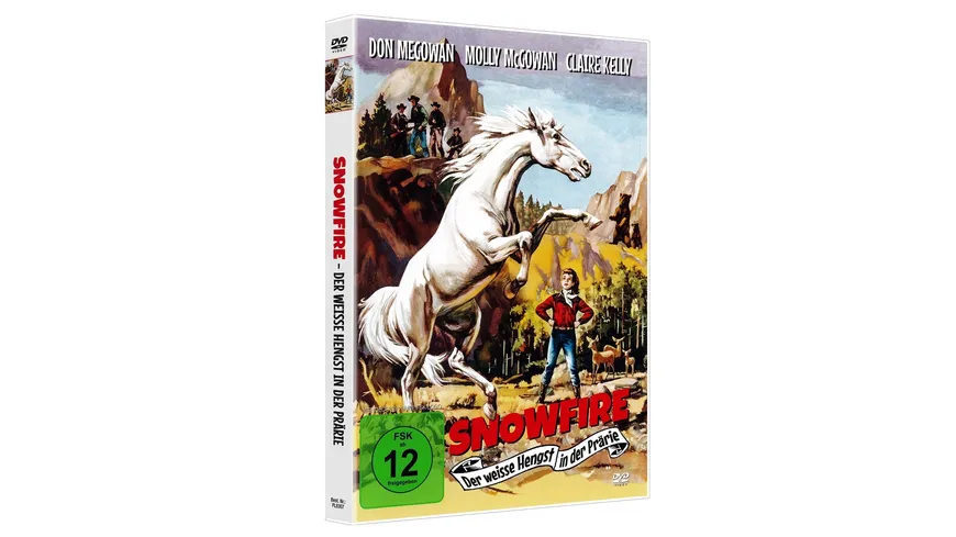 Der weiße Hengst in der Prärie - Snowfire