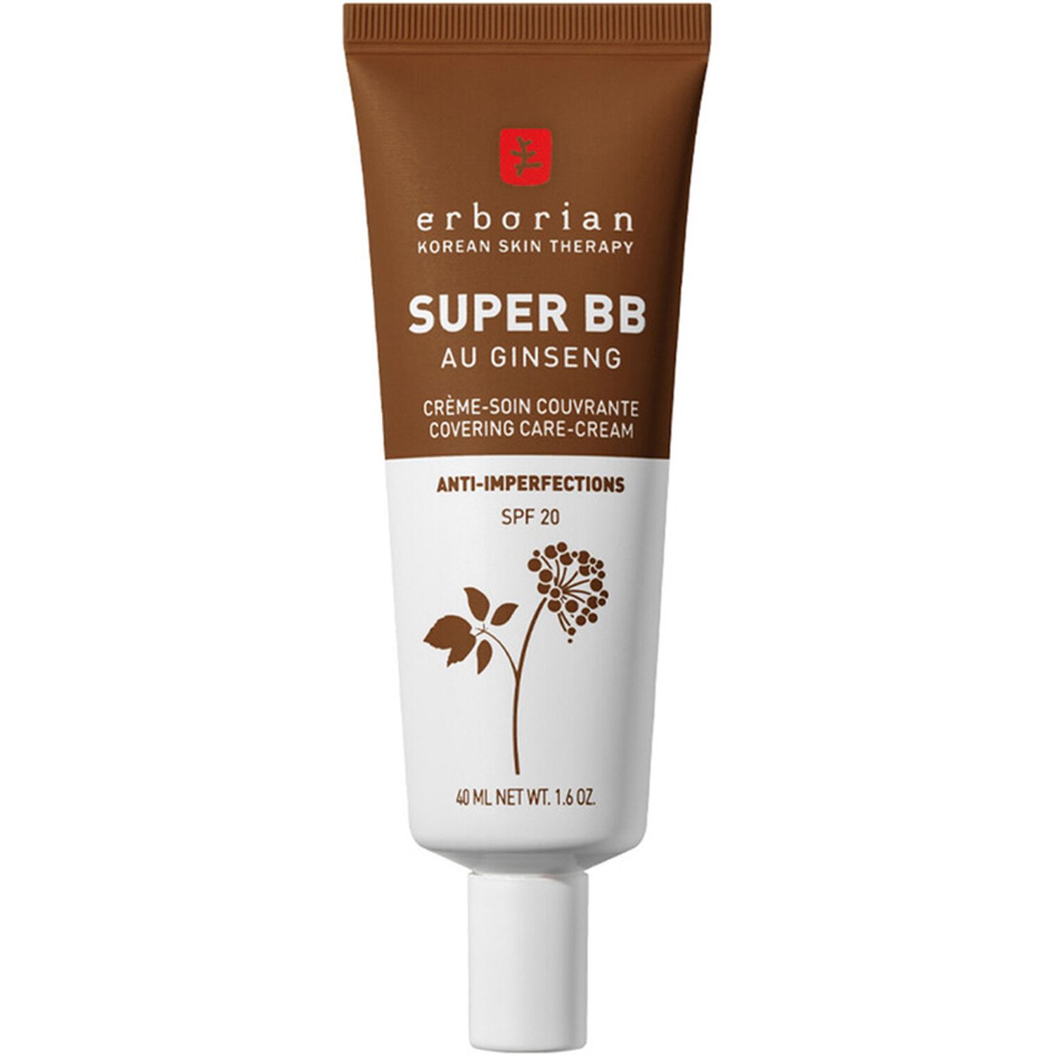 Erborian Super BB au Ginseng SPF20 BB crème couvrante anti-imperfections 40 ml