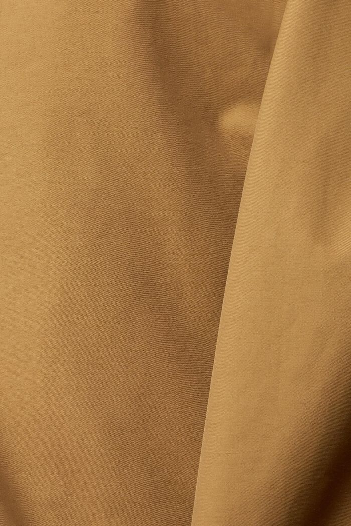 Trenchcoat mit abnehmbarer Kapuze