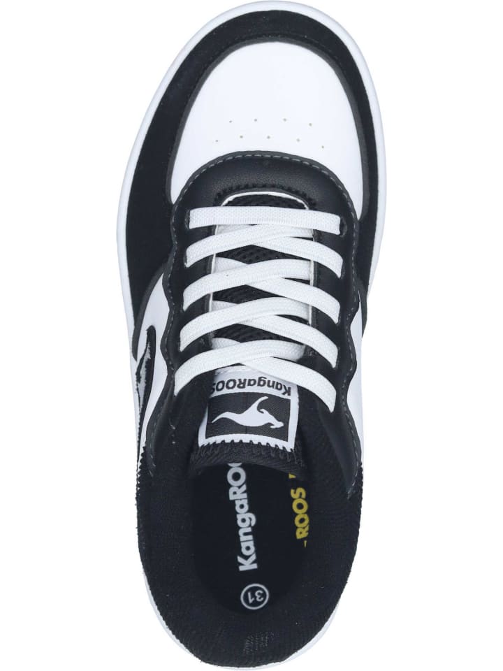 Kangaroos Schnürschuhe in jet black/white günstig kaufen