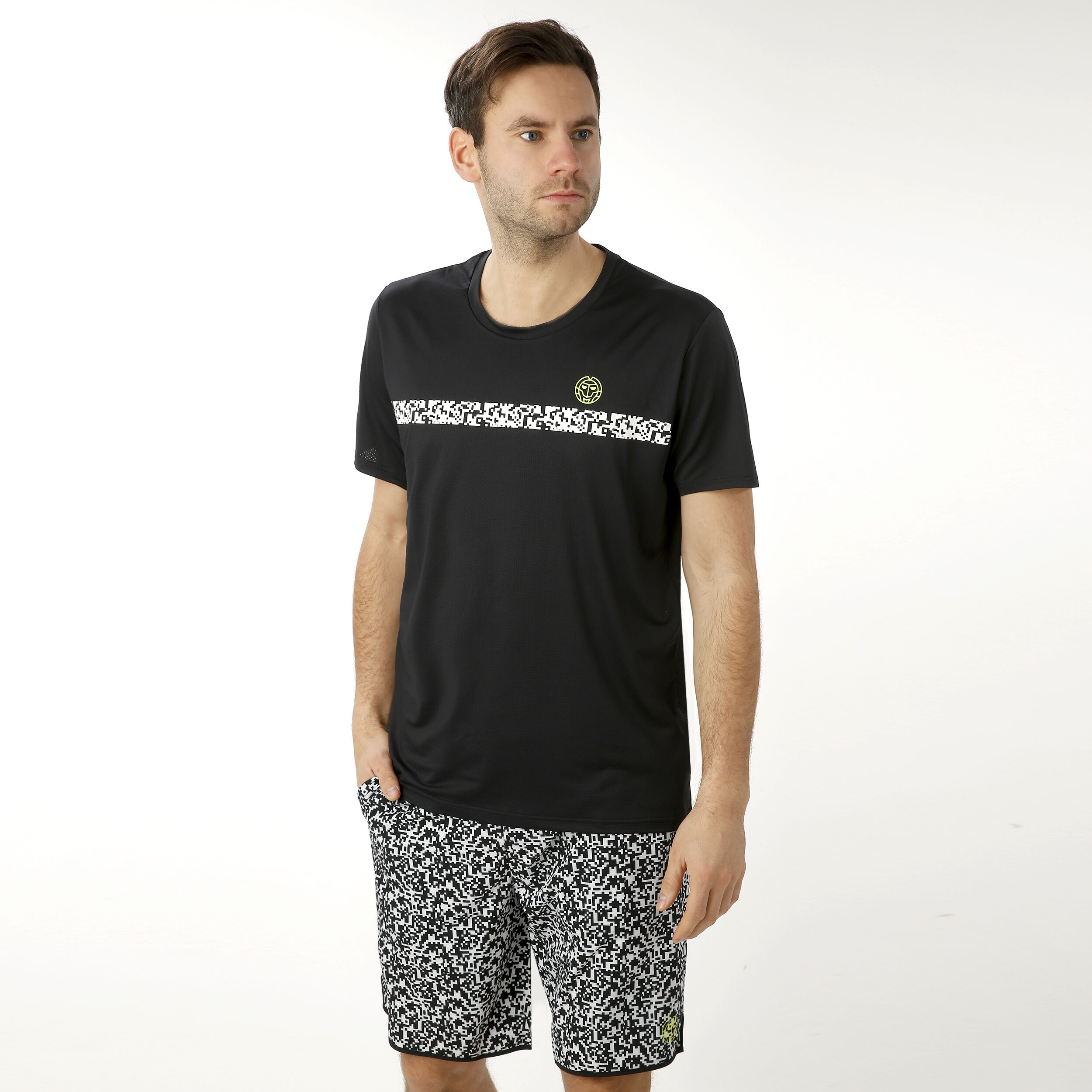 Aime Tech T-Shirt Special Edition Herren - Schwarz, Weiß