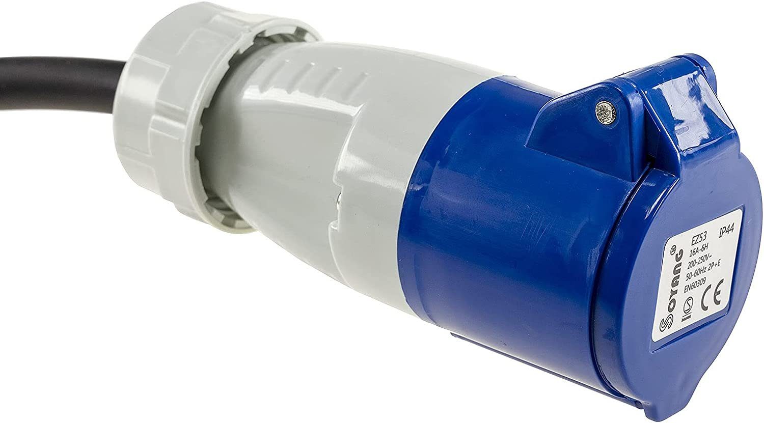 ChiliTec CEE auf Schutzkontakt-Stecker 1,5m CEE-Adapterkabel