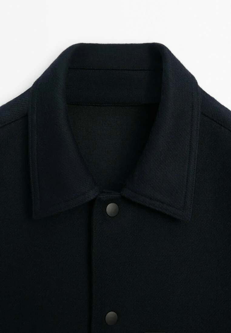 Massimo Dutti BLEND CON BOTONES A PRESIÓN - Chaqueta ligera
