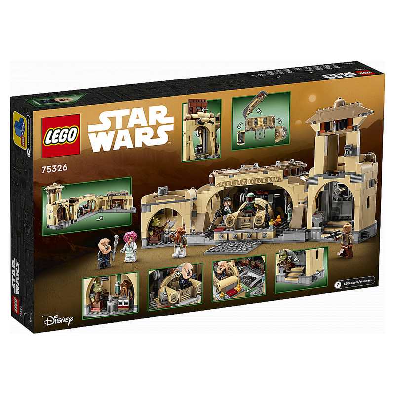 75326 La salle du trône de boba fett LEGO Star Wars