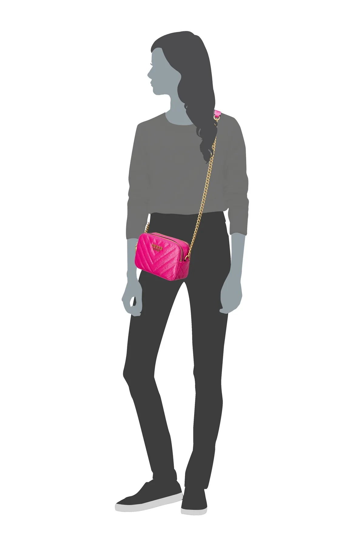 Guess  Umhängetasche Jania Crossbody Camera