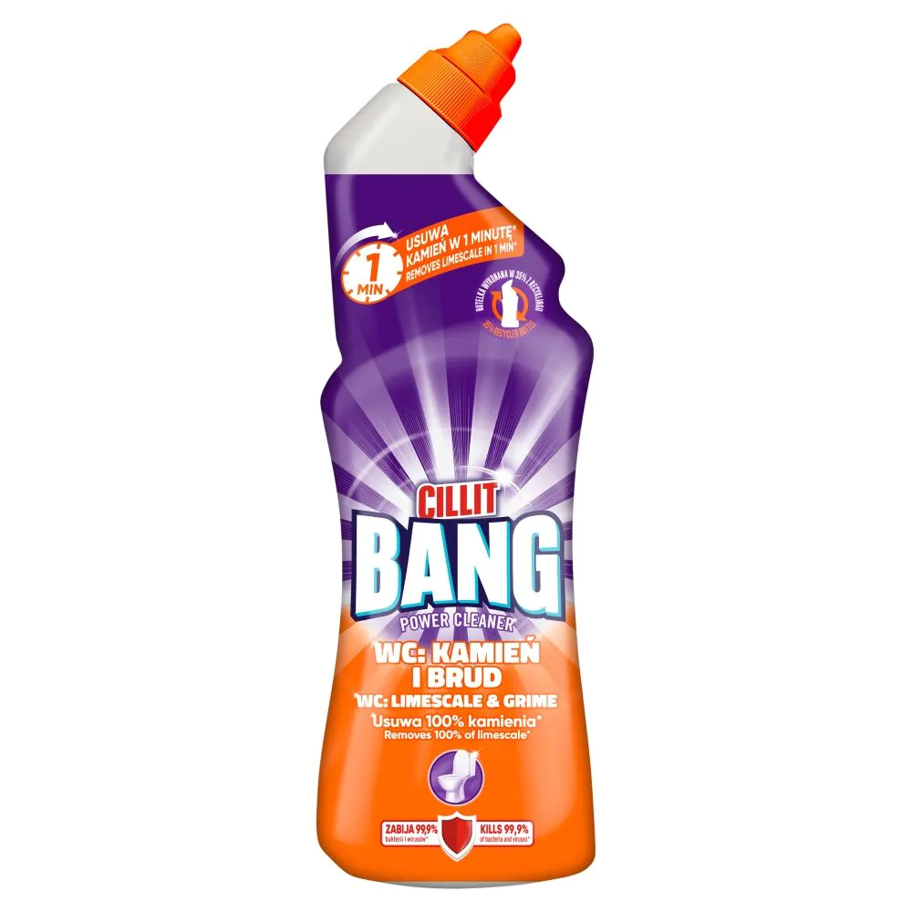 Cillit Bang Power Καθαριστικό για άλατα και βρωμιά - Τουαλέτα: 750 ml