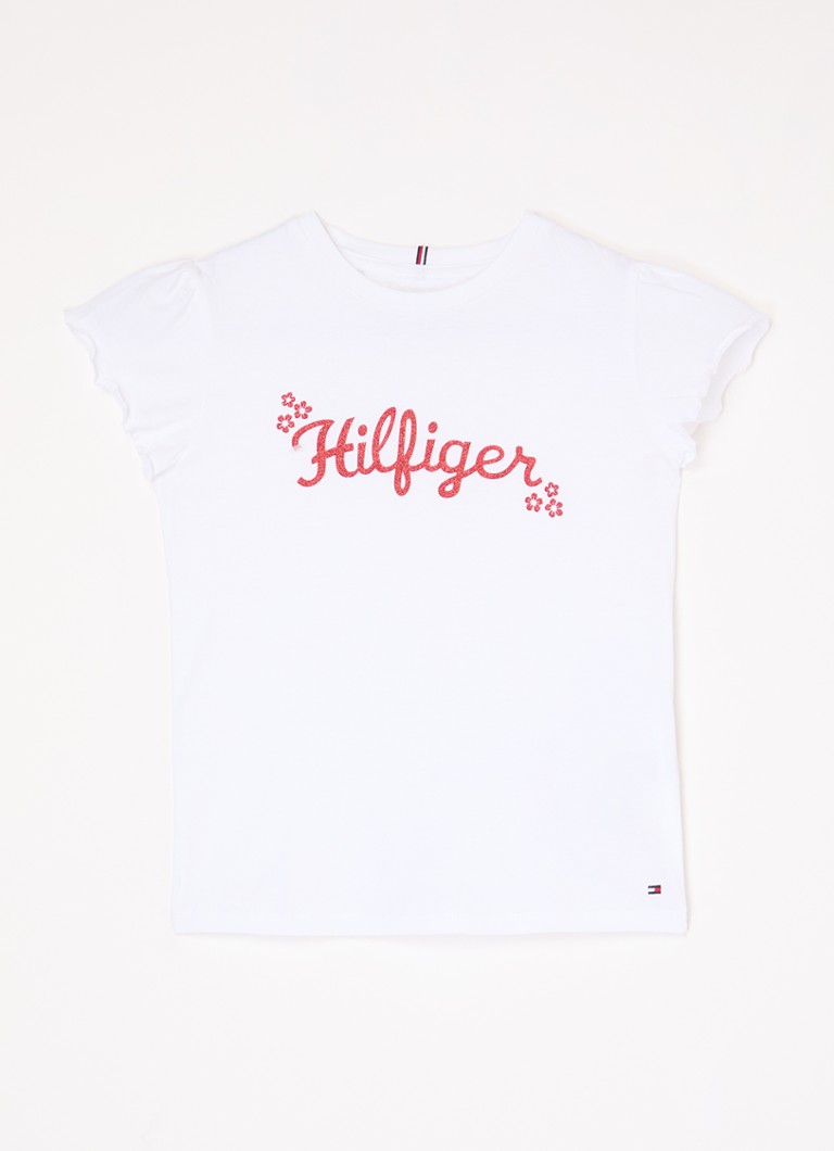 Tricou Tommy Hilfiger cu logo imprimat