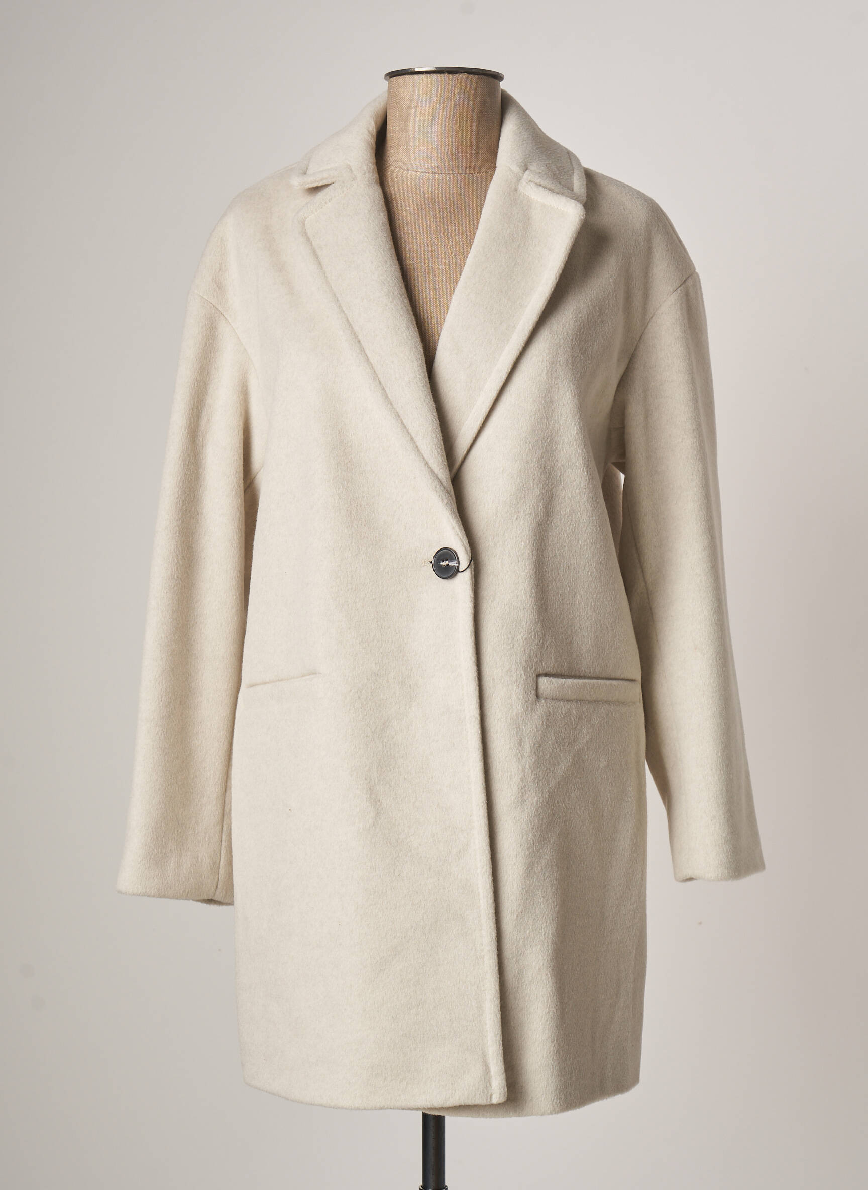 Tiffosi Manteaux Longs Femme couleur beige
