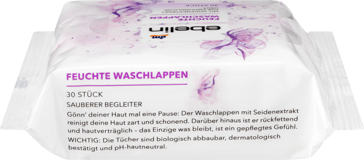 Feuchte Waschlappen Seide, 30 St