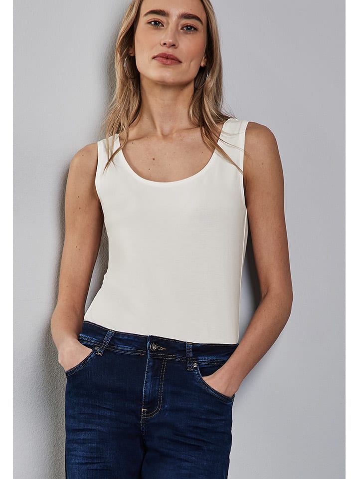 Street One Top in Weiß günstig kaufen