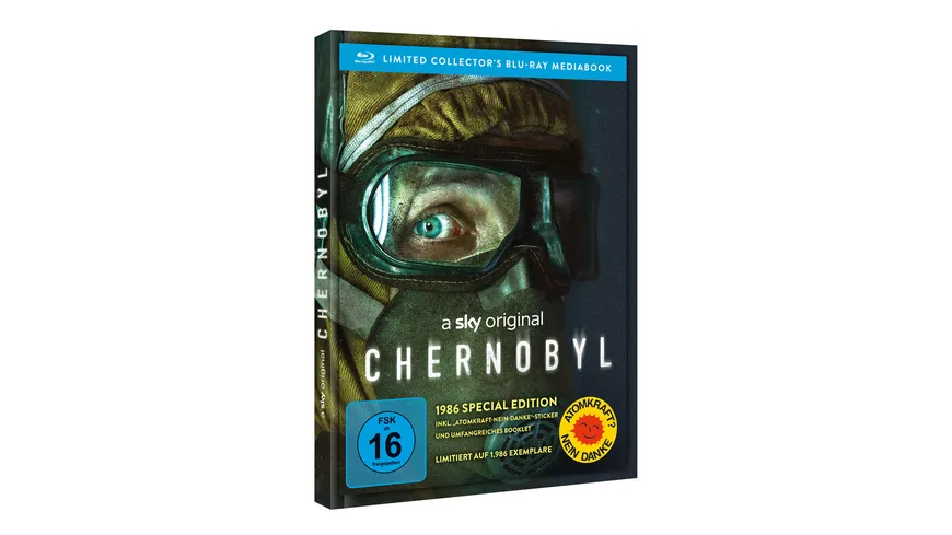 Chernobyl - Mediabook (1986 Special Edition) mit Atomkraft-Nein-Danke-Sticker LTD.