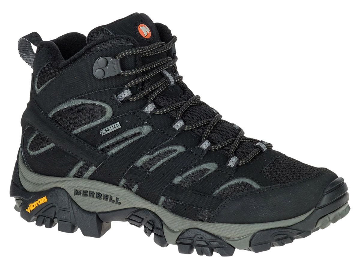 Merrell Moab 2 GTX Mid Black Damen Wanderschuhe