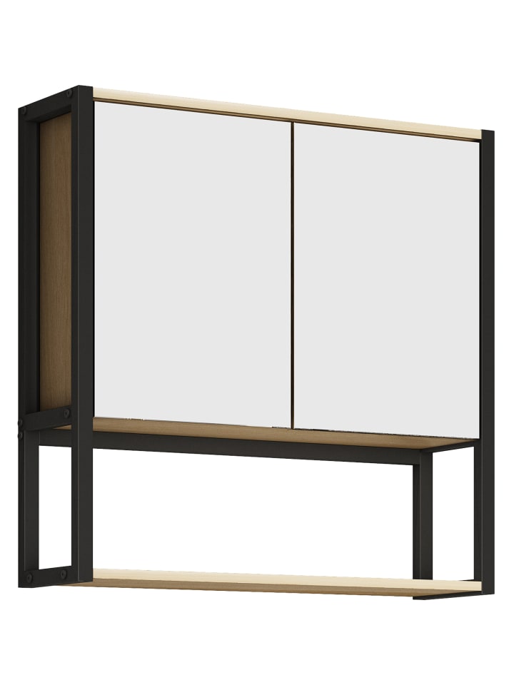 VCM  Holz Metall Spiegelschrank Spiegel Edino 60x60 in Honig-Eiche günstig kaufen onesize