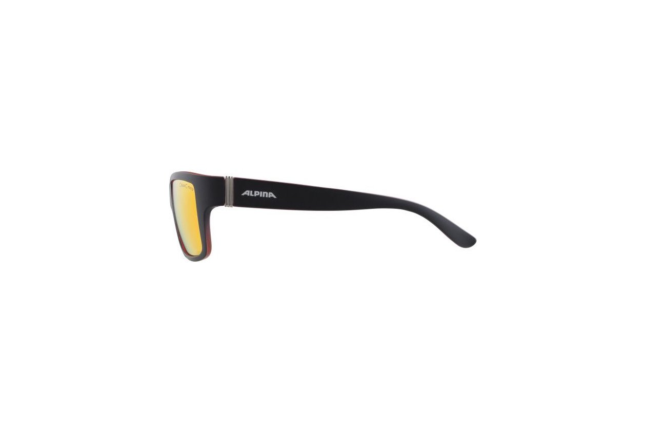 Alpina Kacey black-red matt / red mirror lens