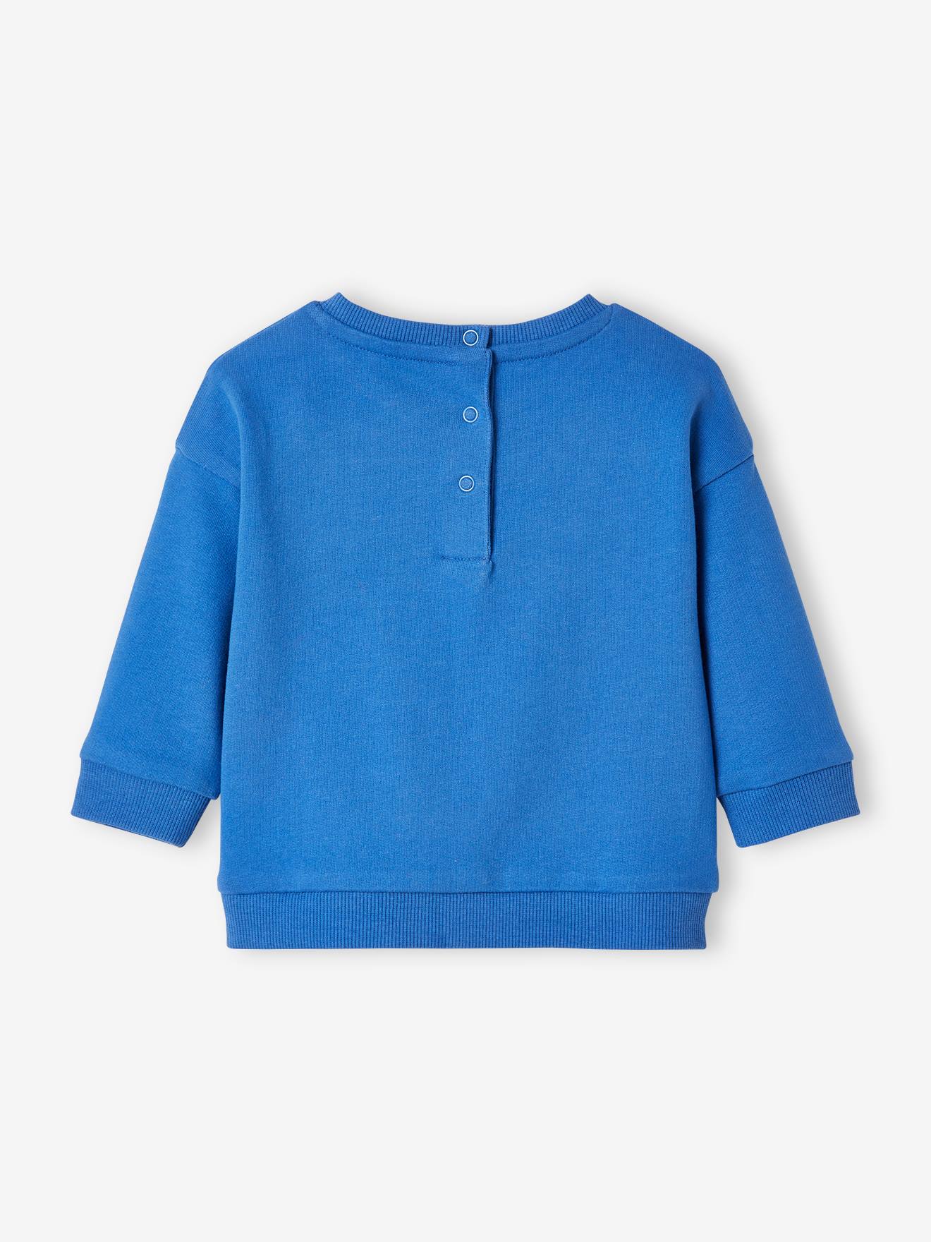 Sweat bébé en molleton personnalisable bleu roi