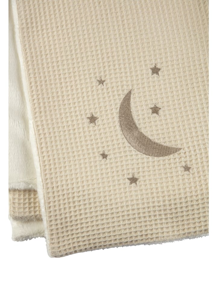 Sterntaler Babydecke Waffelpique Mond in ecru günstig kaufen onesize