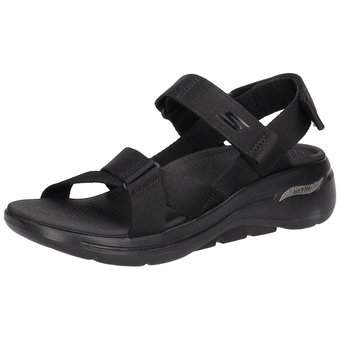 Skechers Go Walk Arch Fit Sandale in schwarz