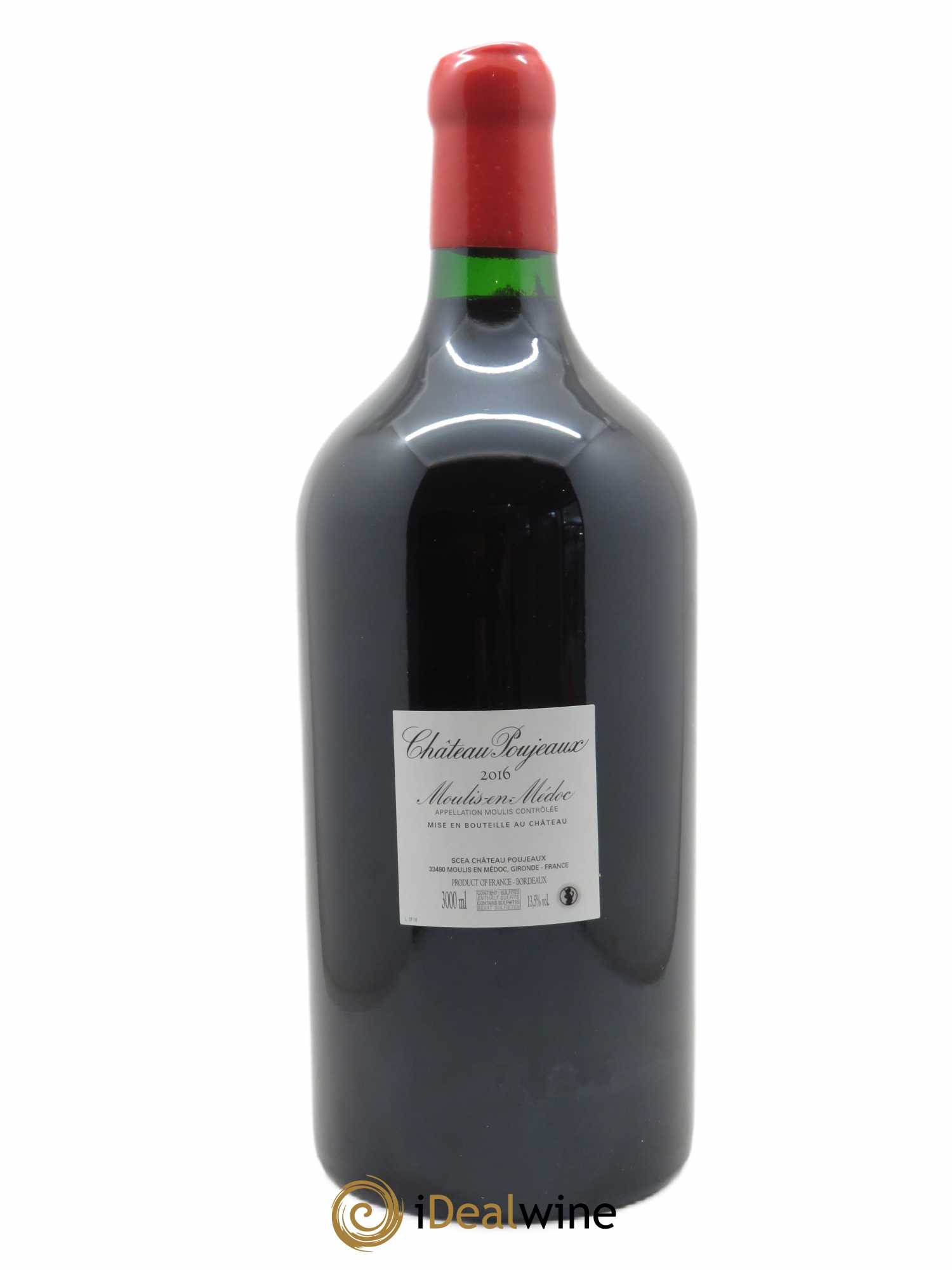 Château Poujeaux  2016 - Lot de 1 Double-magnum