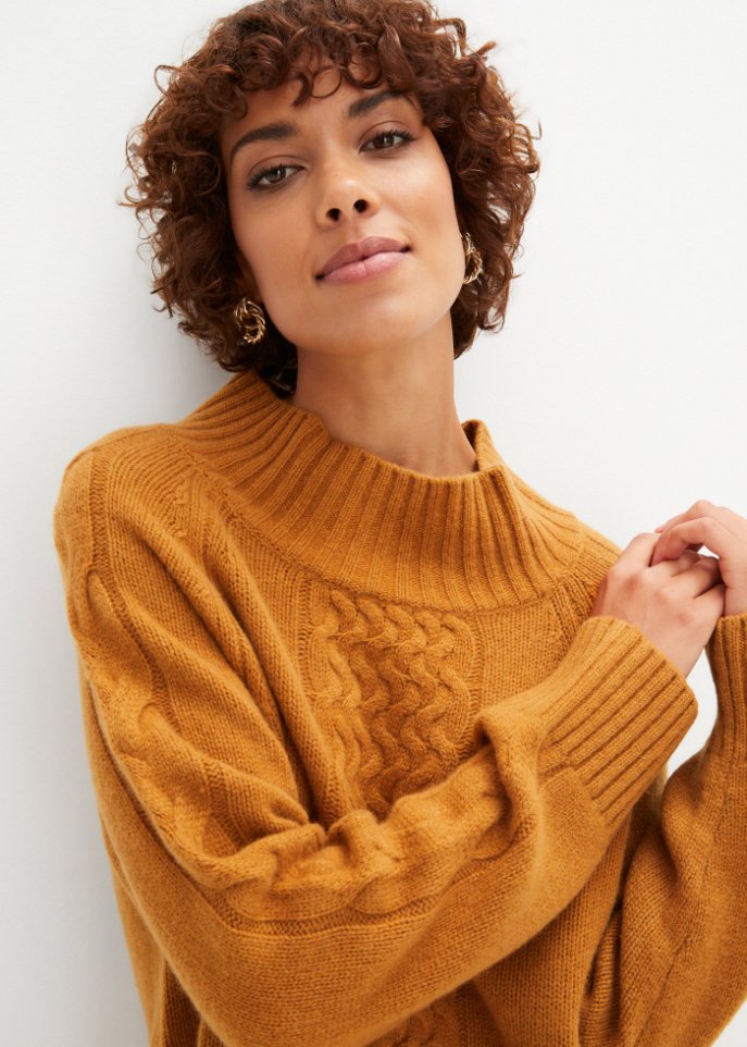 Oversized Woll-Pullover mit Good Cashmere Standard®-Anteil