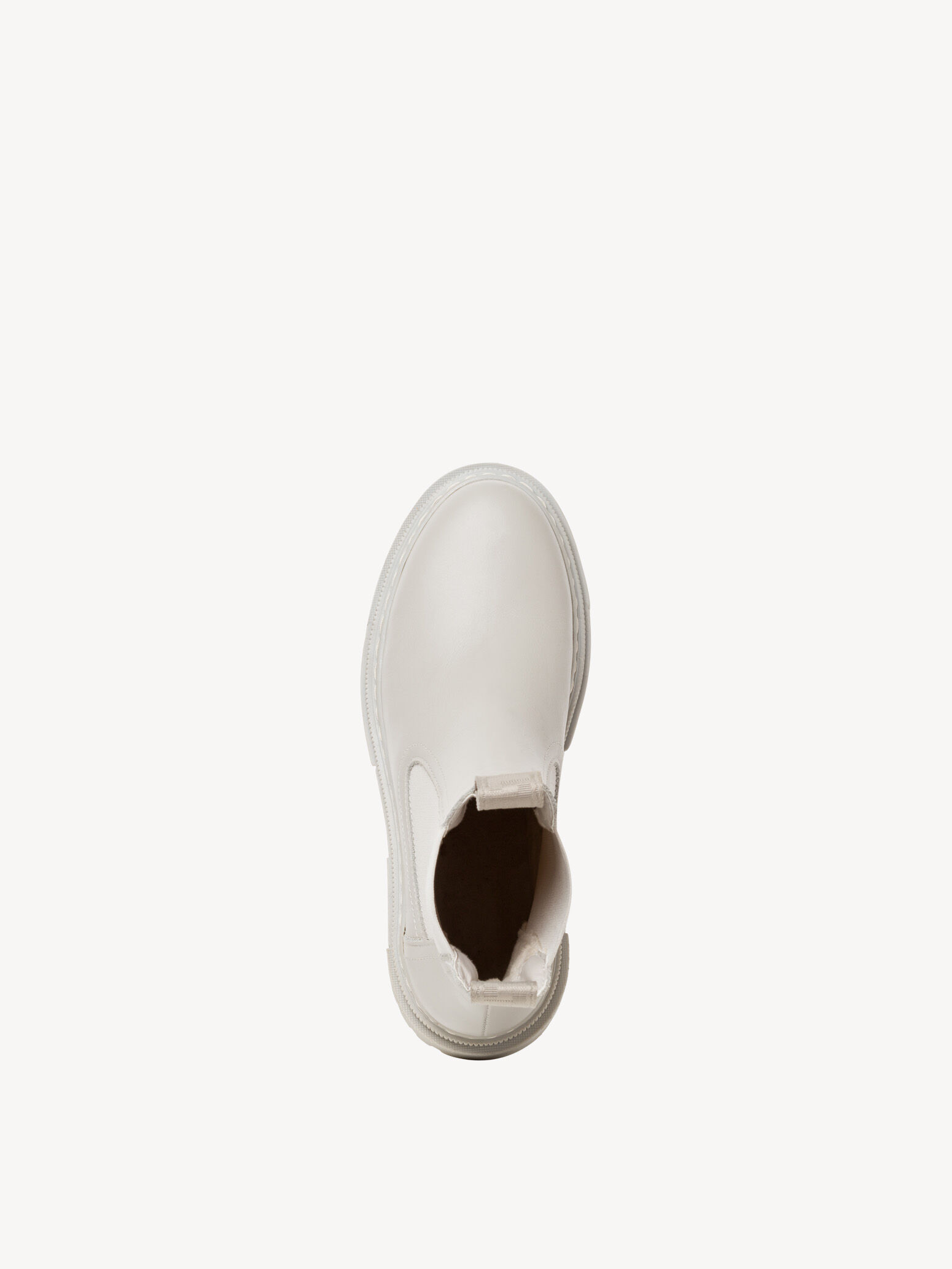Bottine Chelsea en cuir - gris