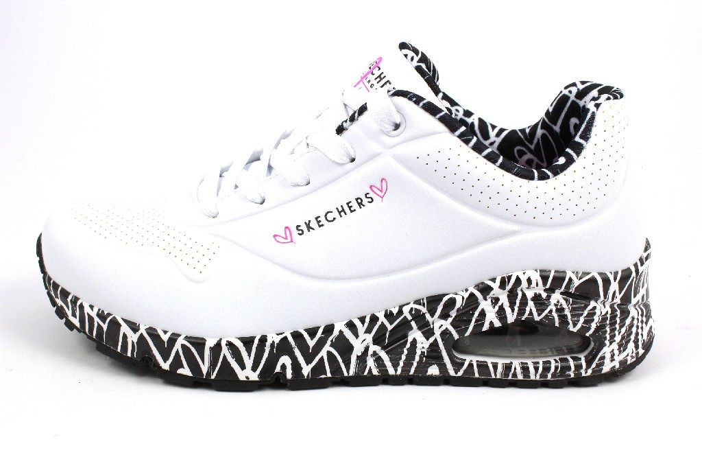 SKECHERS Freizeit Schnürer weiss