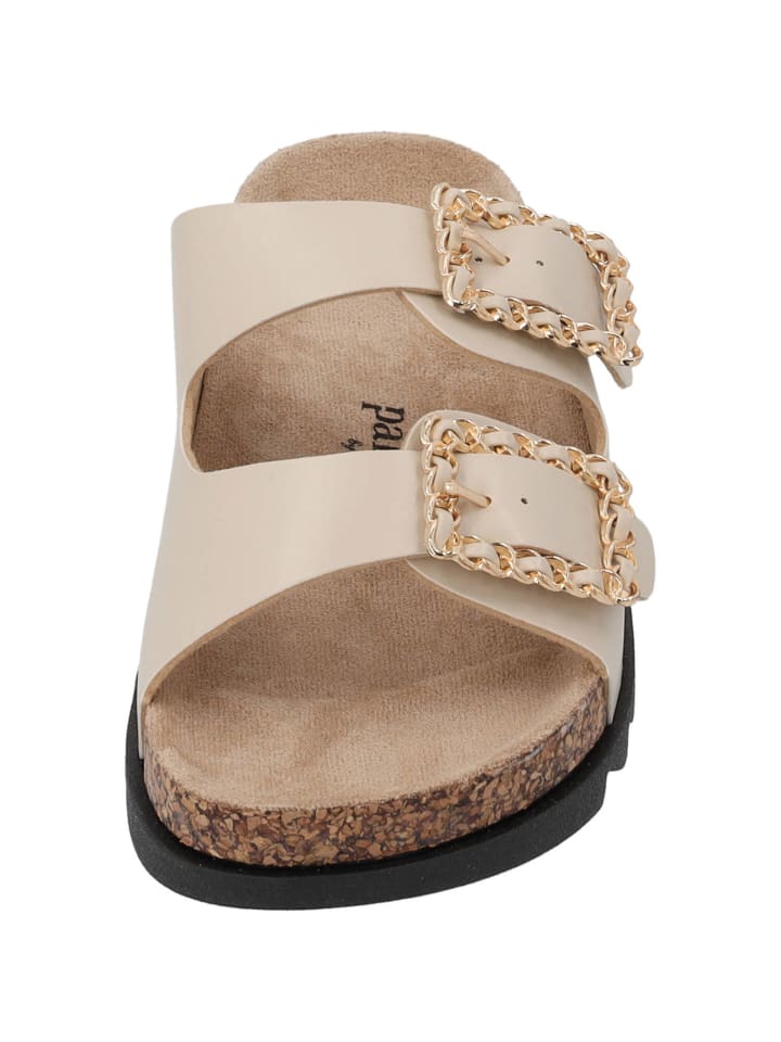 palado Plateau-Pantoletten in Beige günstig kaufen