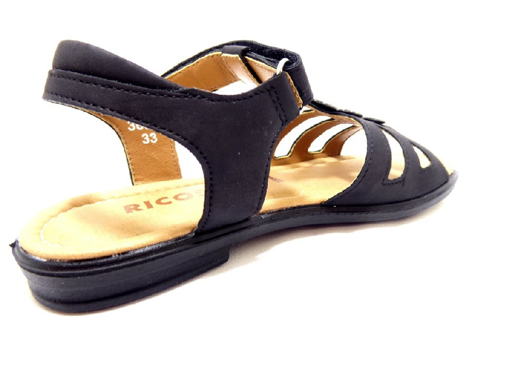 RICOSTA Mädchen Sandalen schwarz