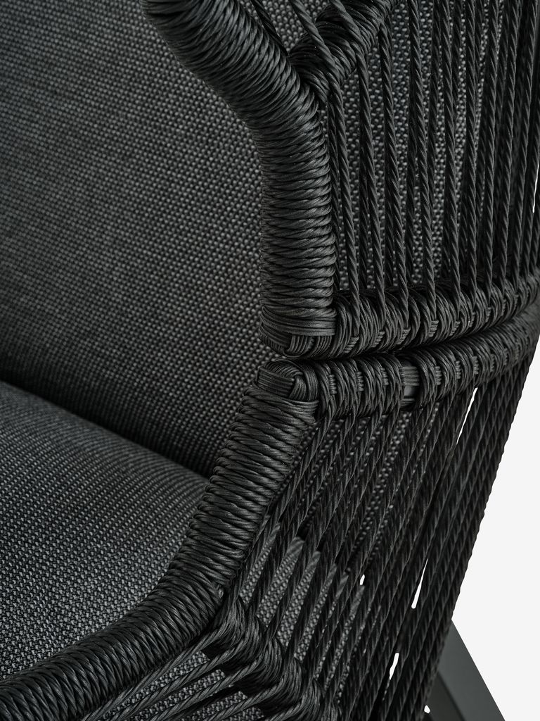 Fauteuil lounge HALVREBENE HALVREBENE noir