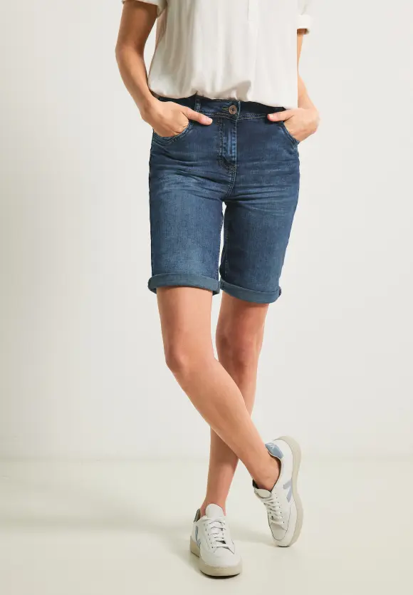CECIL Slim Fit Jeansshorts