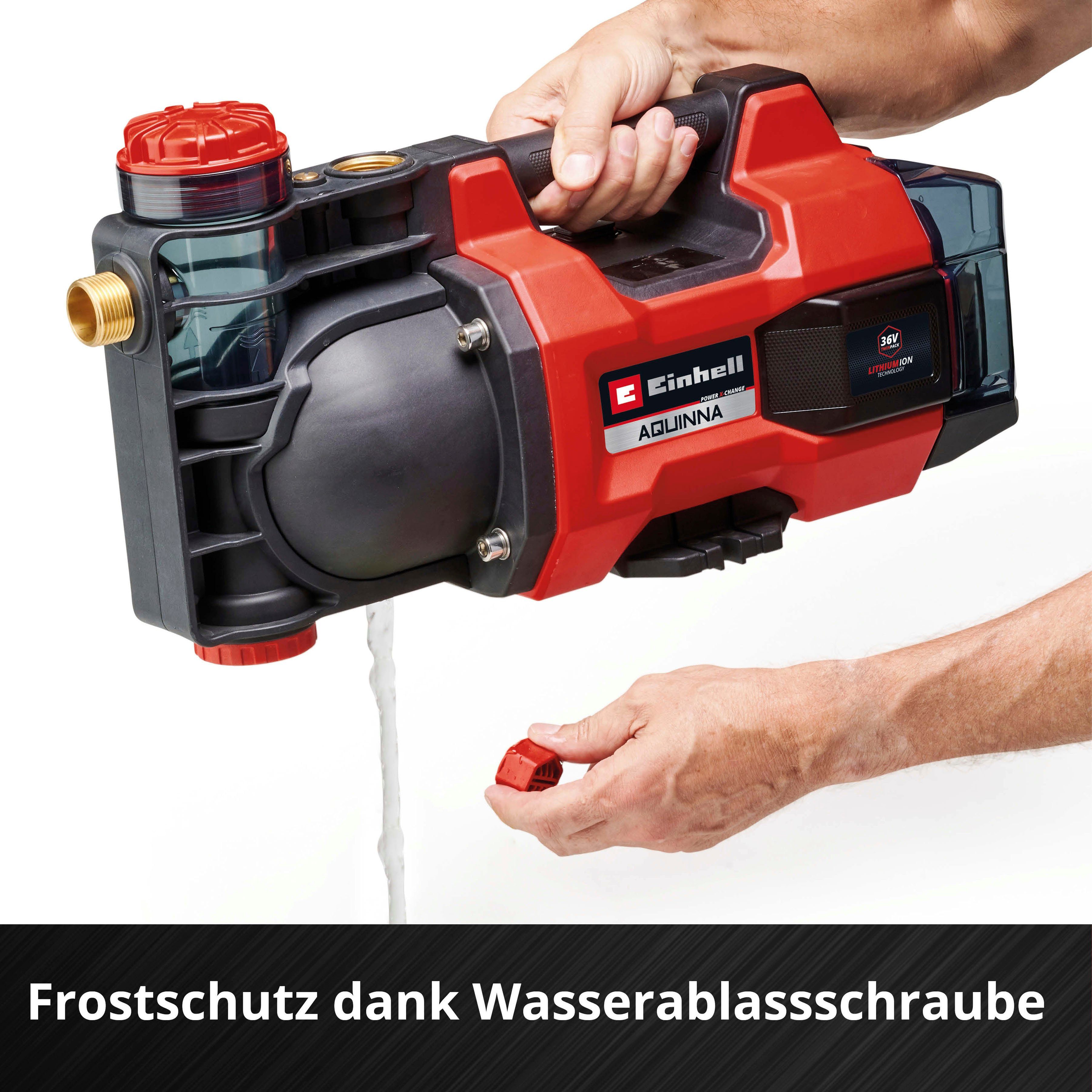 Einhell Akku-Gartenpumpe AQUINNA 36/34, ohne Akku und Ladegerät