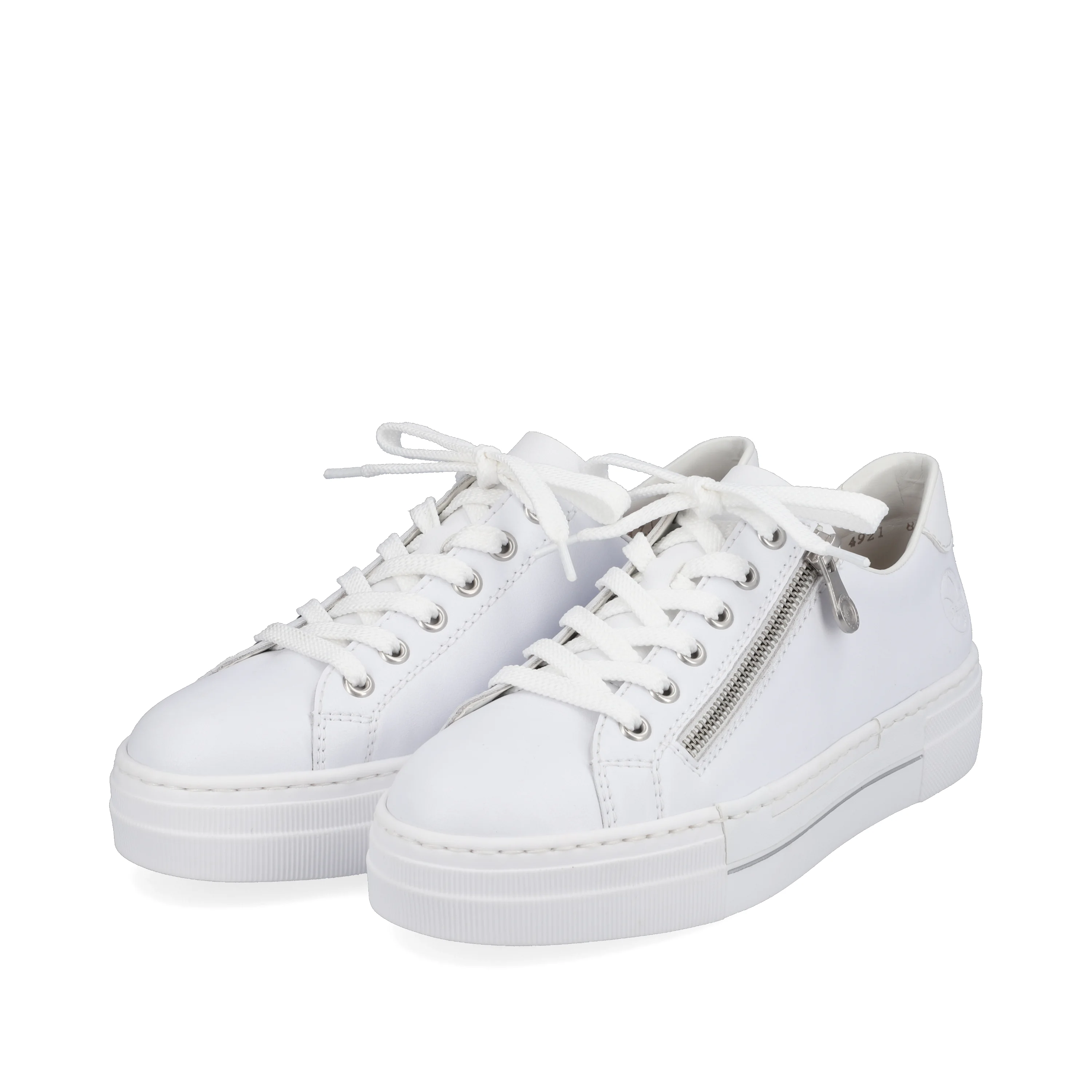 Rieker Damen Sneaker Low reinweiss