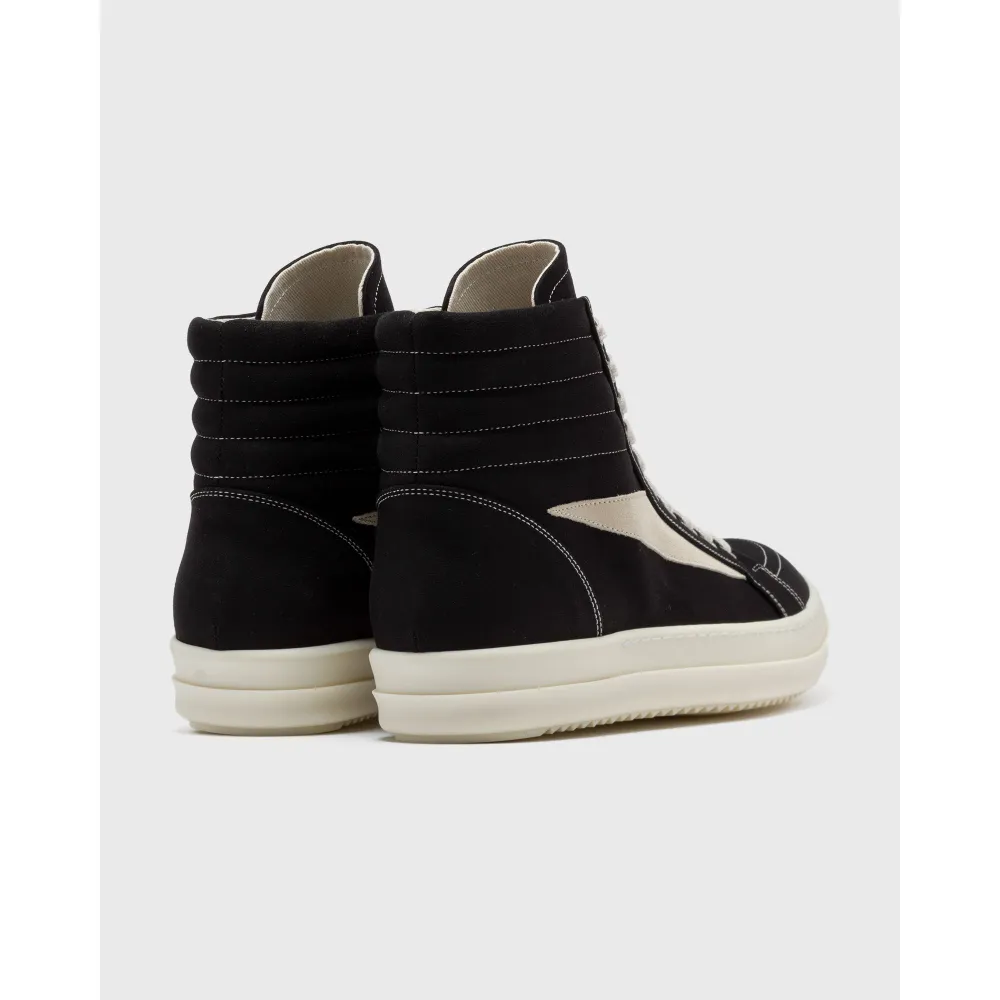 Rick Owens DRKSHDW LIDO HIGH VINTAGE SNEAKS DU01D1810-BLACK-MILK-MILK / schwarz