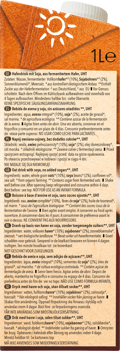 Haferdrink, Barista, 1 l