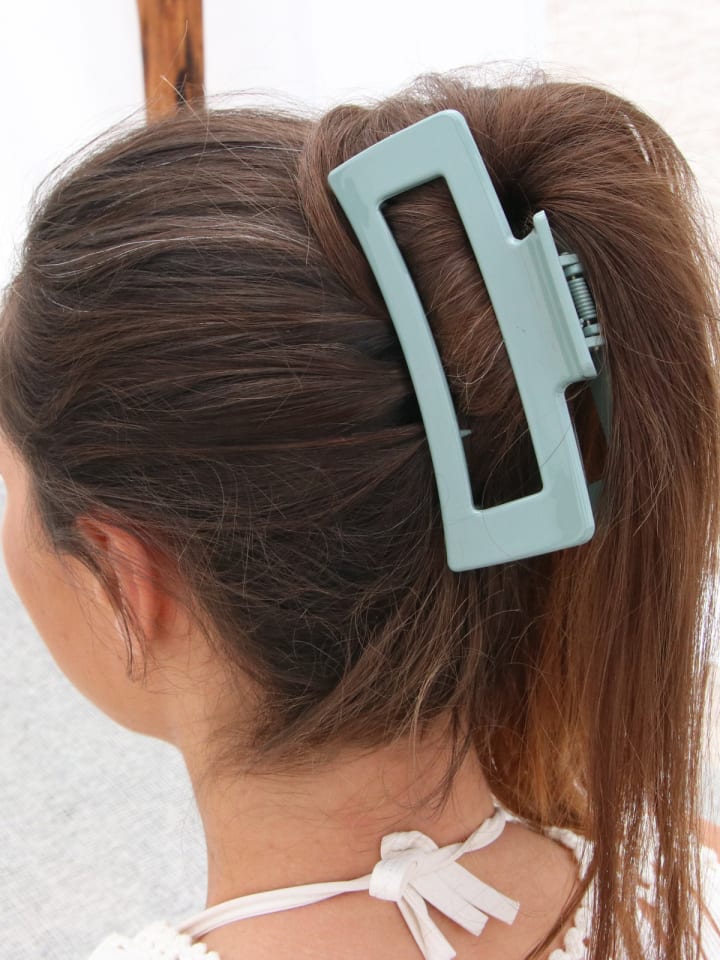 styleBREAKER Große Haarspange in Jadegrün günstig kaufen onesize