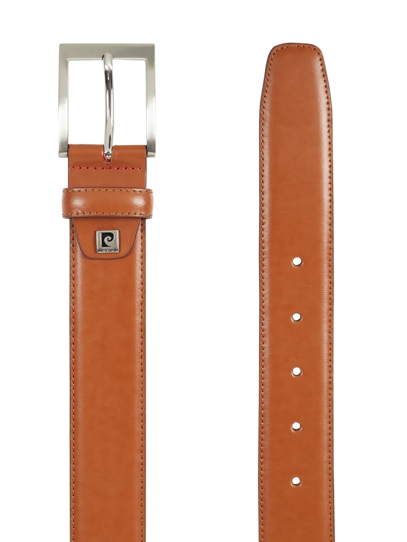 Gürtel aus Leder in cognac