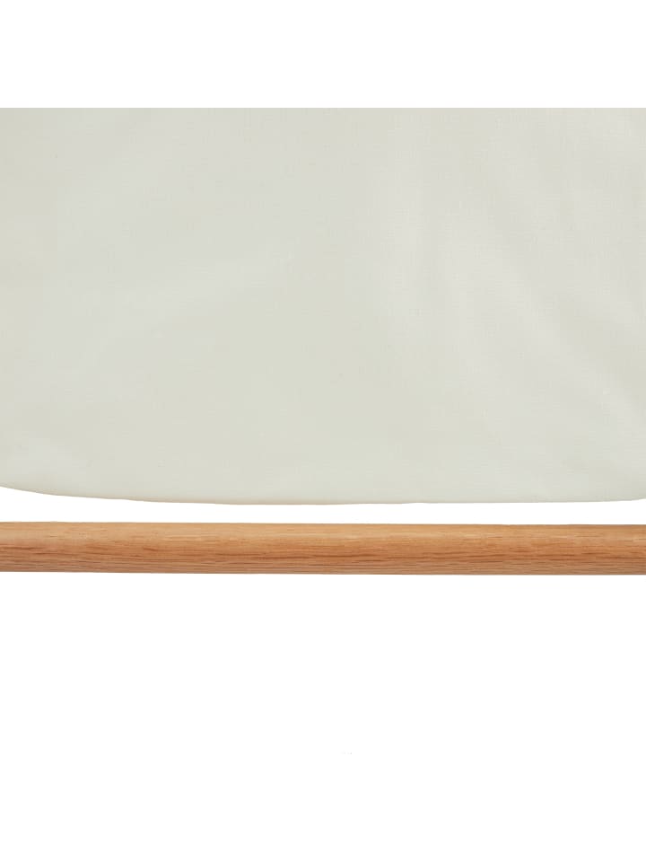 relaxdays Wäschekorb in Creme/ Anthrazit - (B)45 x (H)71 x (T)42 cm günstig kaufen onesize