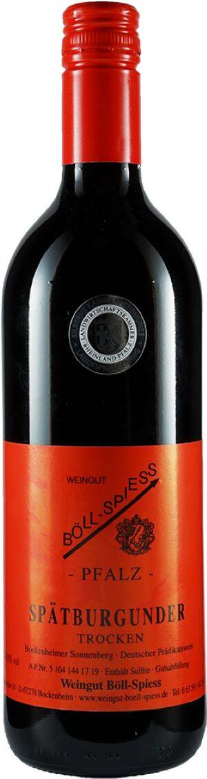 Weingut Böll-Spieß Spätburgunder Spätlese - trocken - Weingut Böll-Spieß 2018