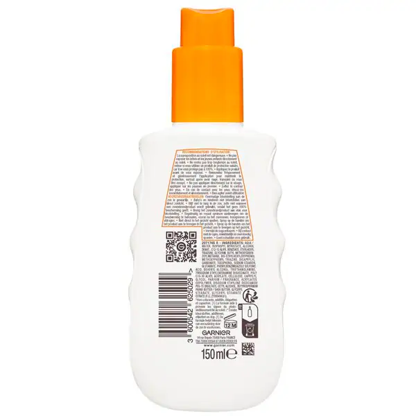 Garnier Ambre Solaire Hydra24H Protect SPF30 Zone Spray 150ml