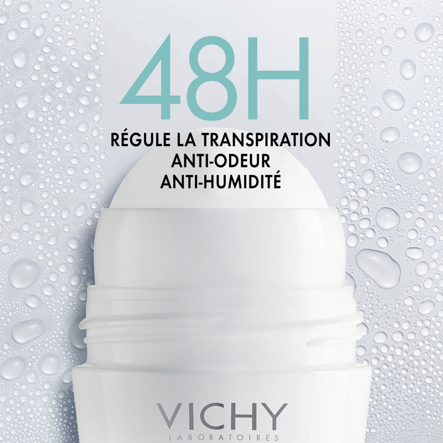Vichy Déodorant 48h Roll-On Anti-Transpirant - Transpiration Intense 50 ml