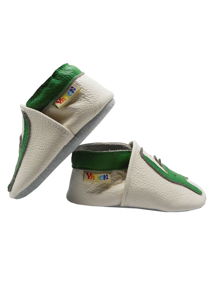 Yalion Leder-Krabbelschuhe 