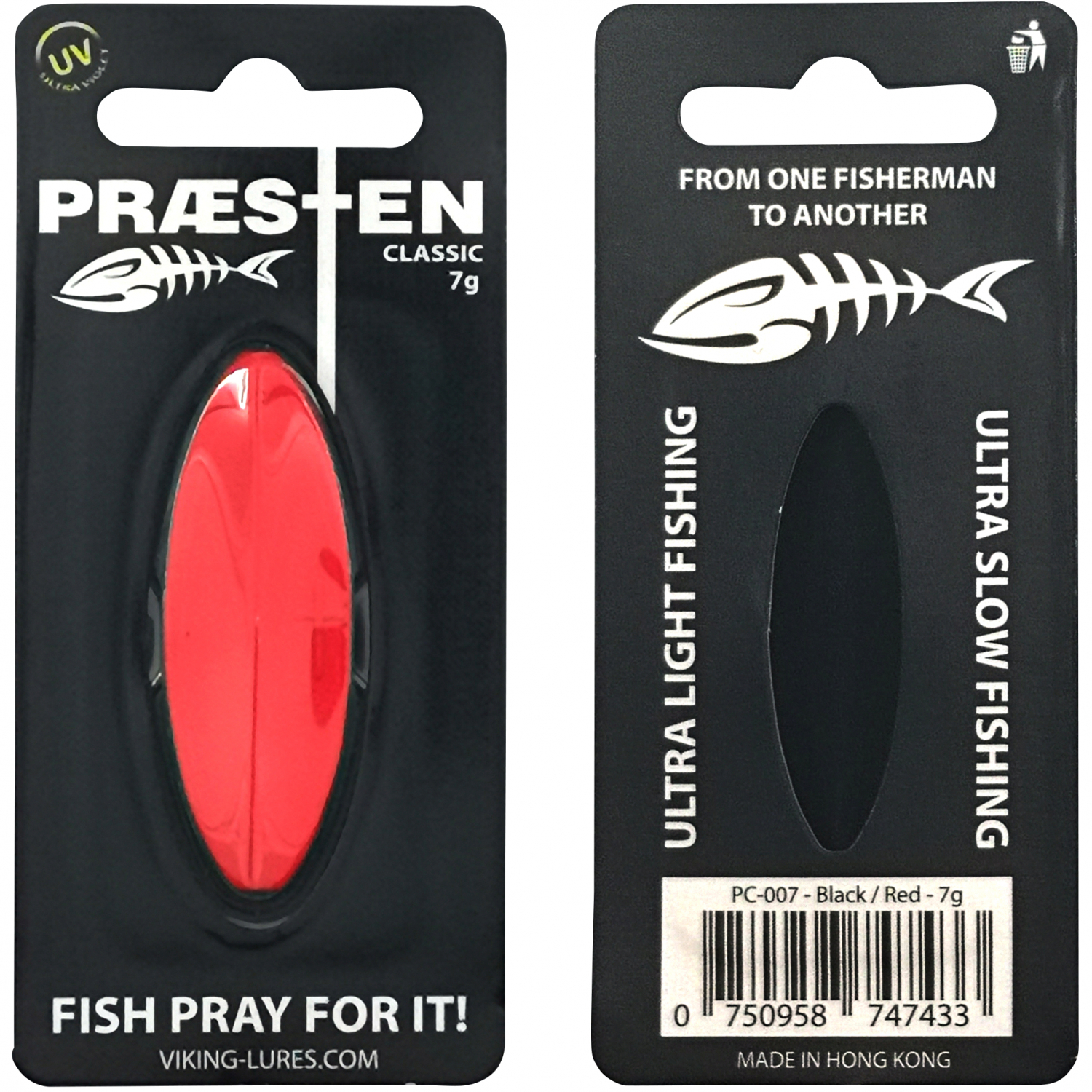 OGP Inlineköder Præsten Classic (Black/Red)