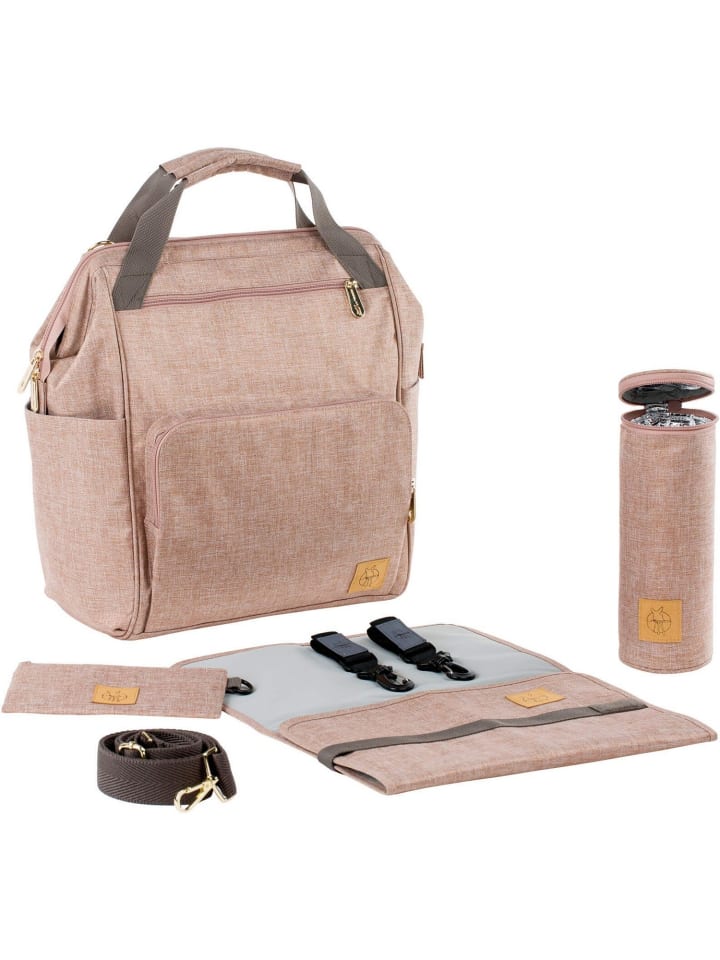 Lässig Wickelrucksack - Goldie Backpack, Rose in Pink günstig kaufen onesize