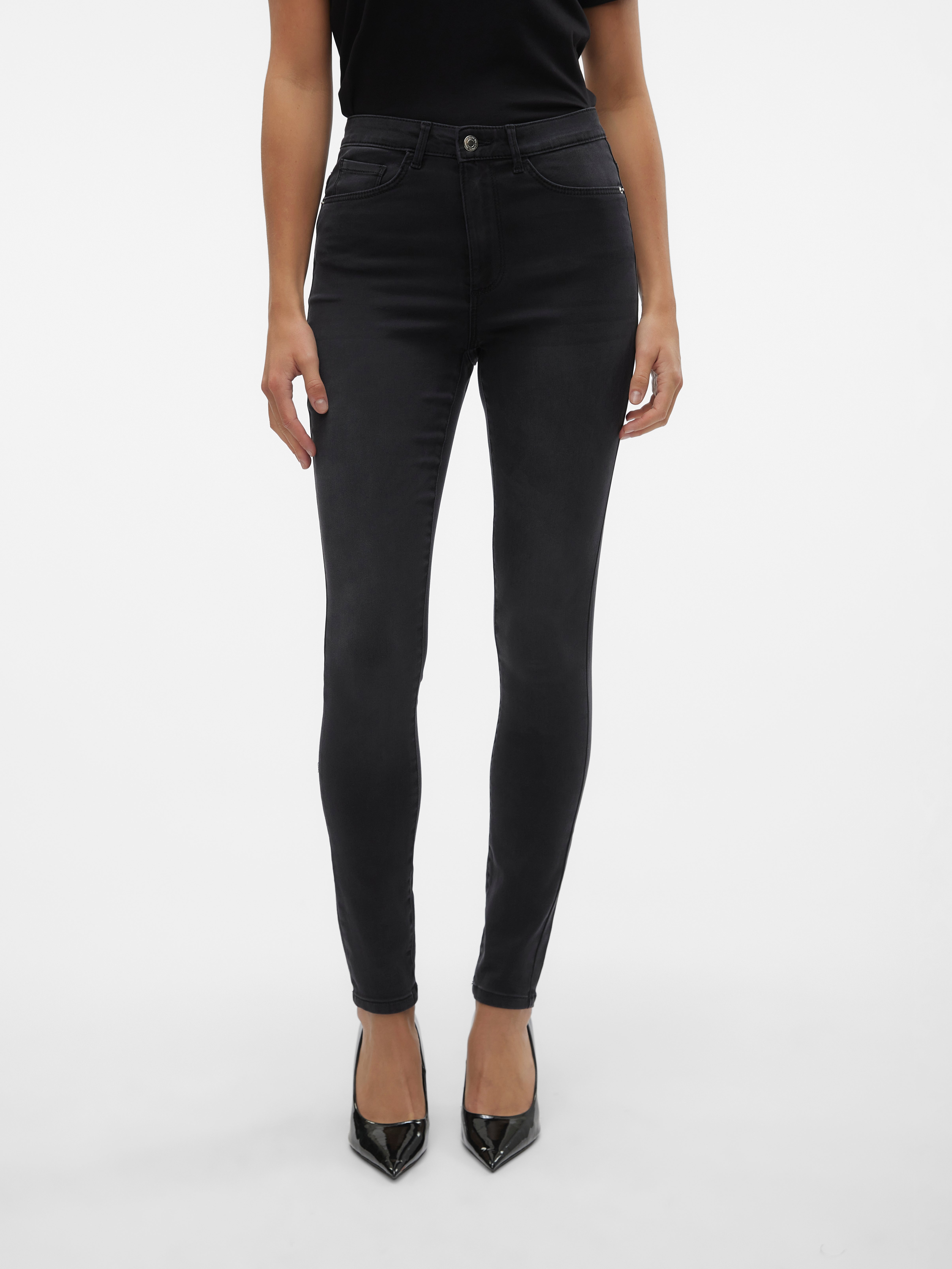 VMSOPHIA Hohe Taille Slim Fit Jeans
