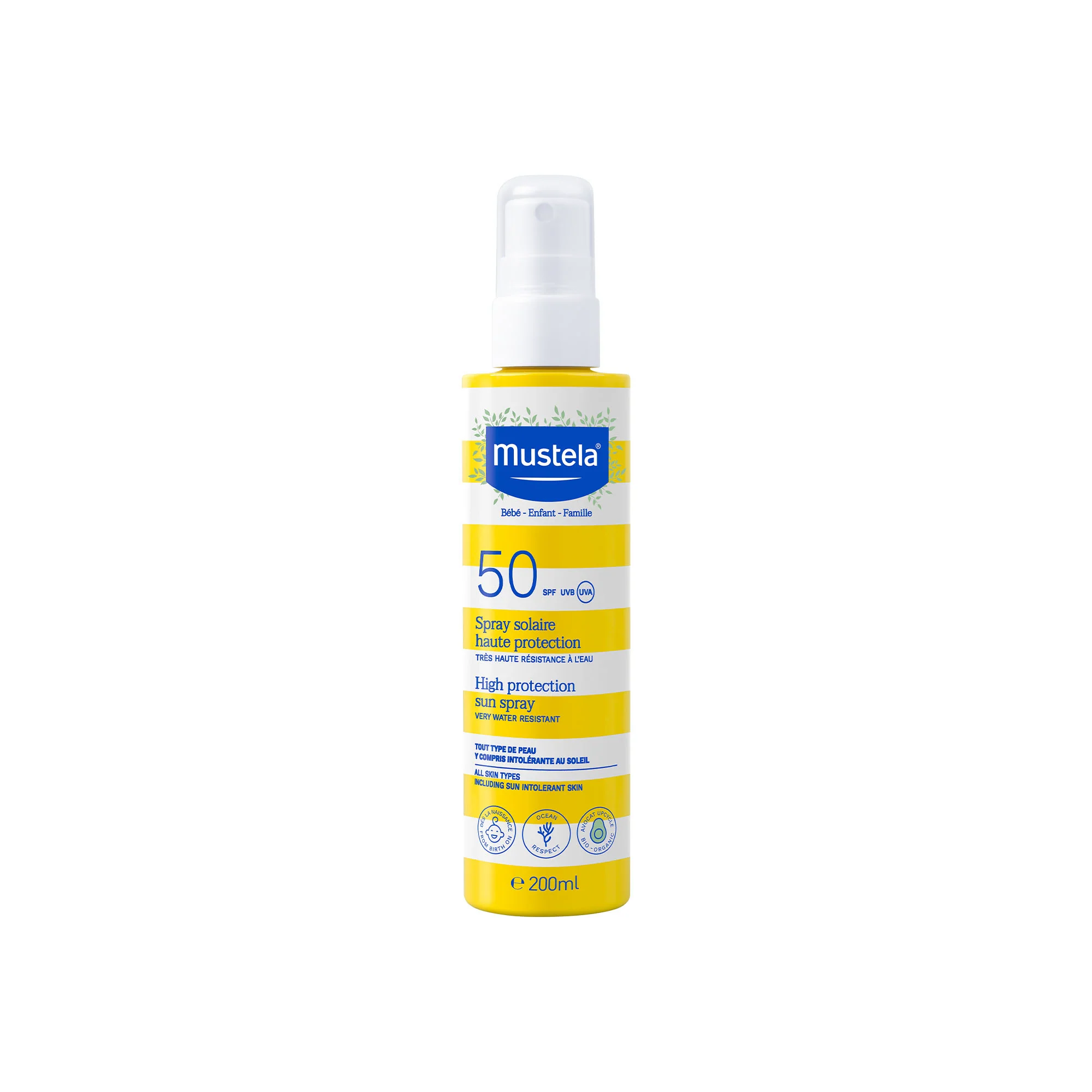 Sonnenschutzspray LSF 50 – Hochwirksames Sonnenschutzspray für Körper, Gesicht und Körper, Babypflege, Kinderprodukte