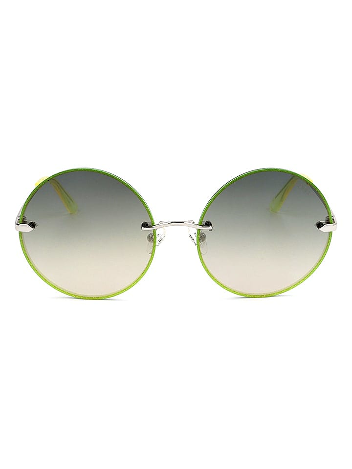 Guess Damen-Sonnenbrille in Grau/ Grün günstig kaufen 61