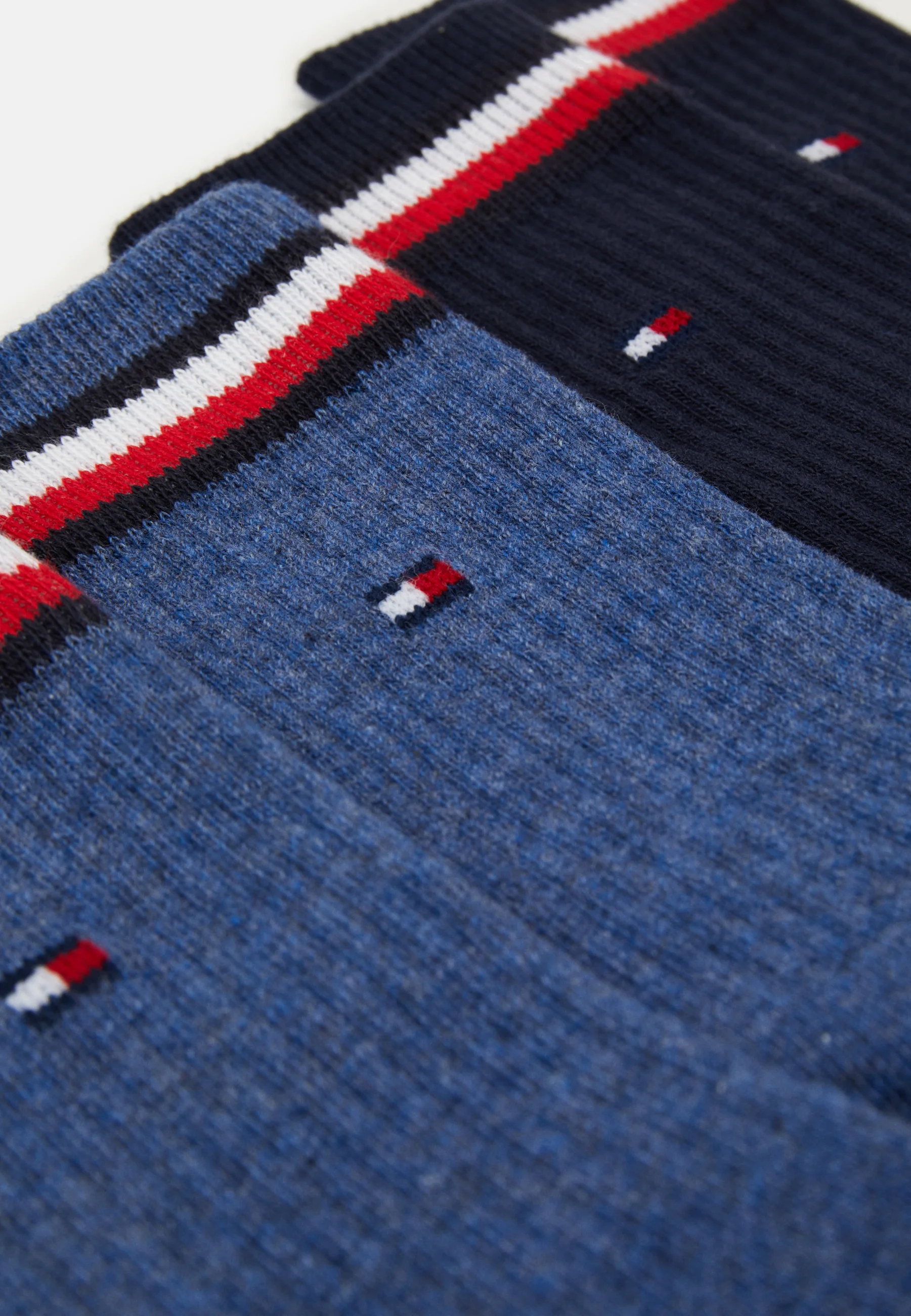 Calcetines deportivos icónicos para niños Tommy Hilfiger (paquete de 4)