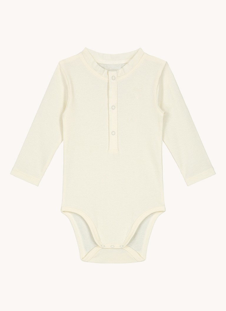 Salopetă Henley din amestec de bumbac organic Gray Label