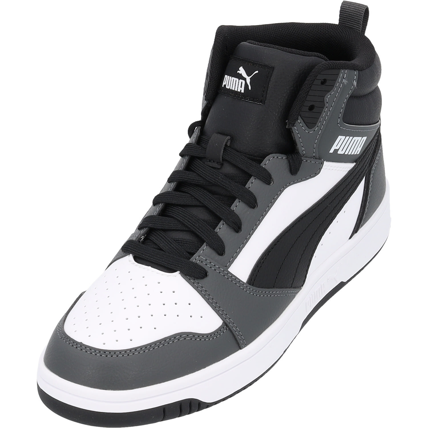 Puma Rebound v6 392326, Sneakers High, Herren, White black grey