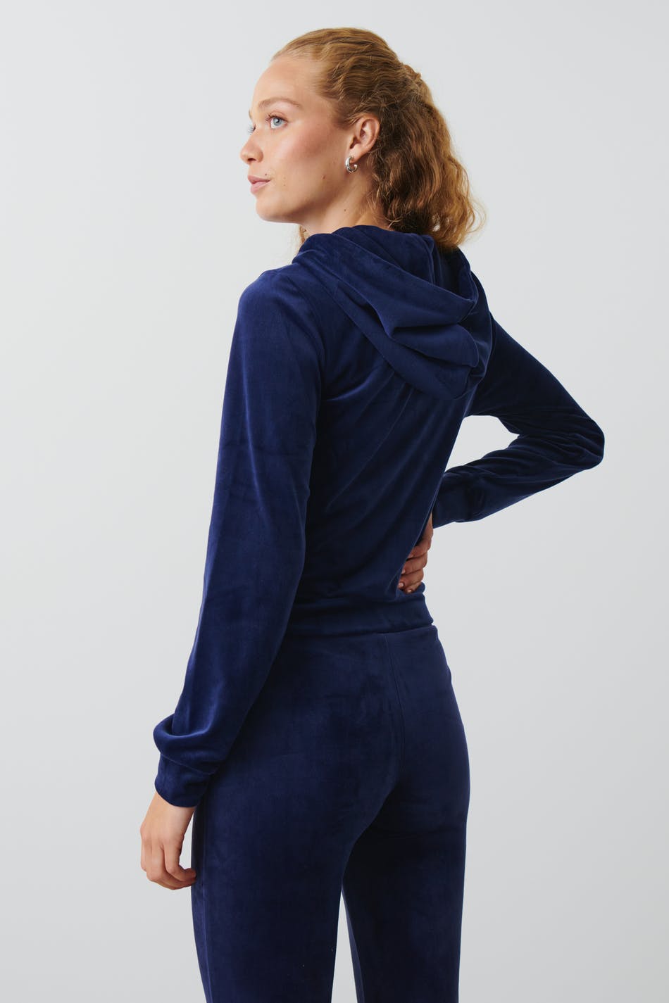 Velour hoodie